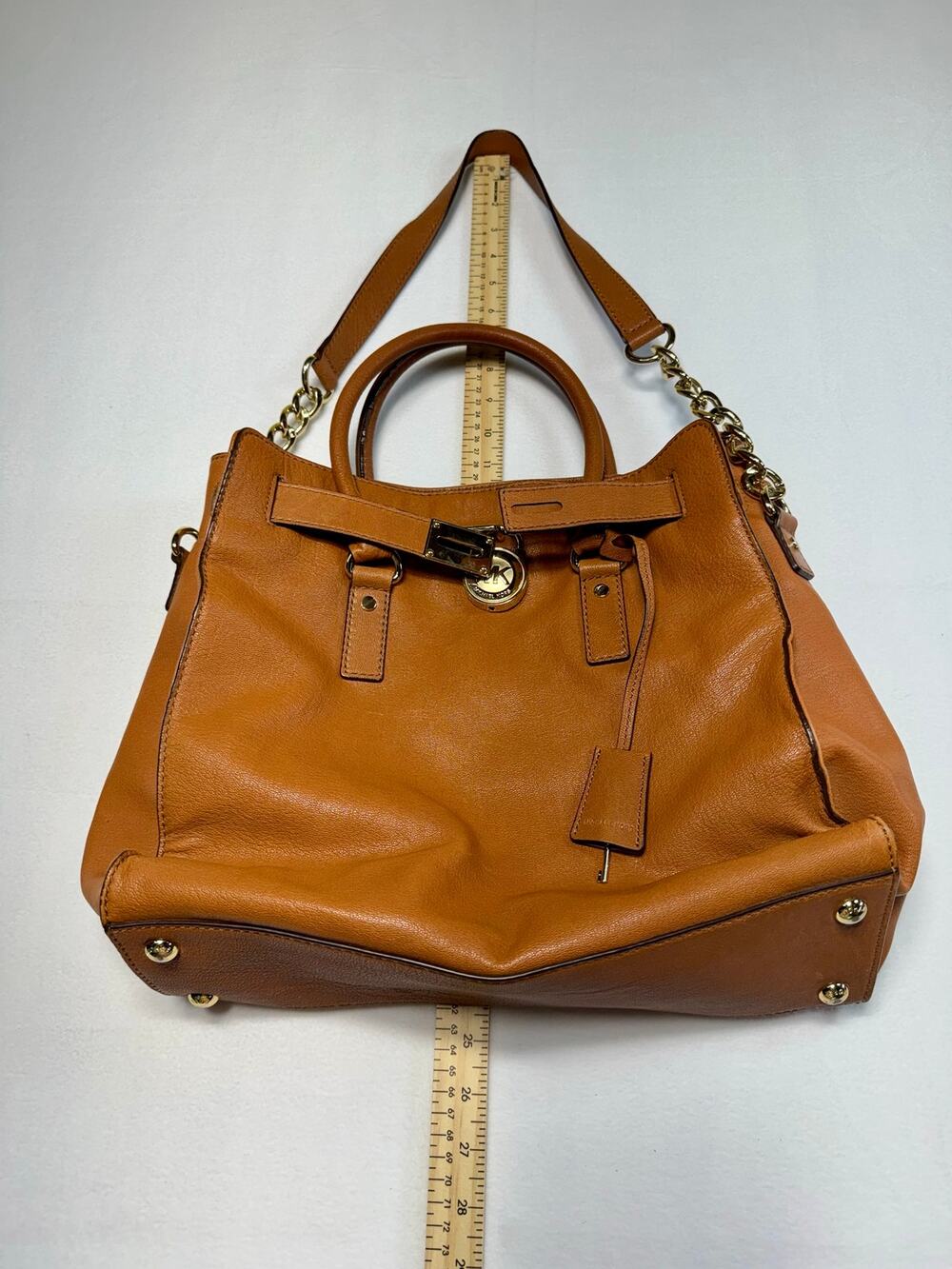 Michael Kors Hamilton Leather Satchel